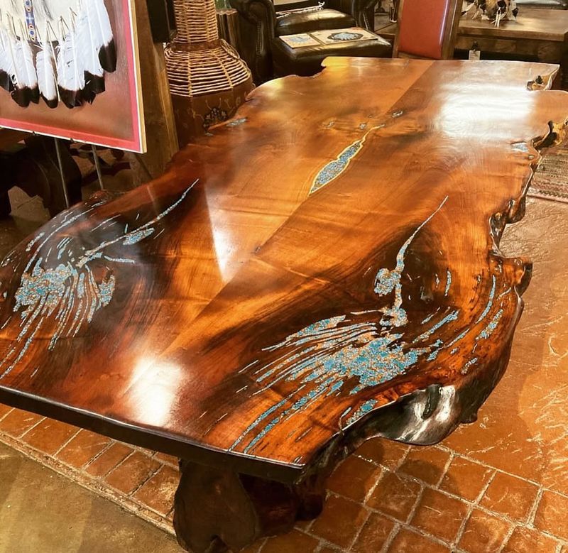 Handcrafted Mesquite Wood Tables