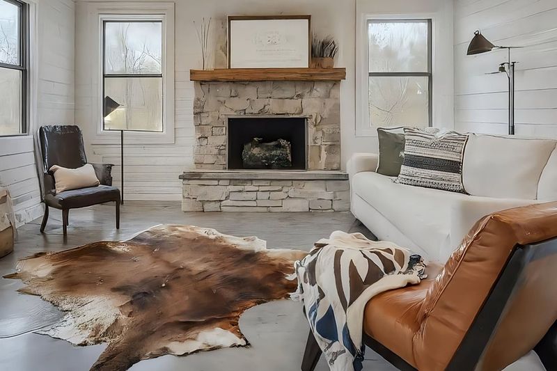 Cowhide Rugs: Ranch-Worthy Room Anchors