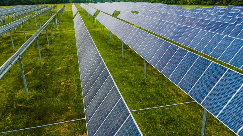 Solar Panels and Wind Turbines
