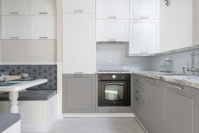 7 Kitchen Cabinet Colors That Could Pair Well With Stone Countertops - Decor Hint Soft Gray