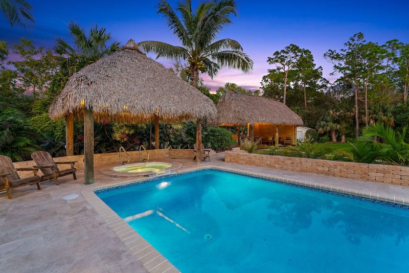 10 Florida Ranch Houses With Backyards Made For Entertaining - Decor Hint Tiki-Inspired Oasis In Jupiter Farms