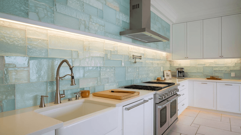 8 Rhode Island Coastal Tile Picks That Never Date - Decor Hint Seafoam Green Glass Subway Tiles