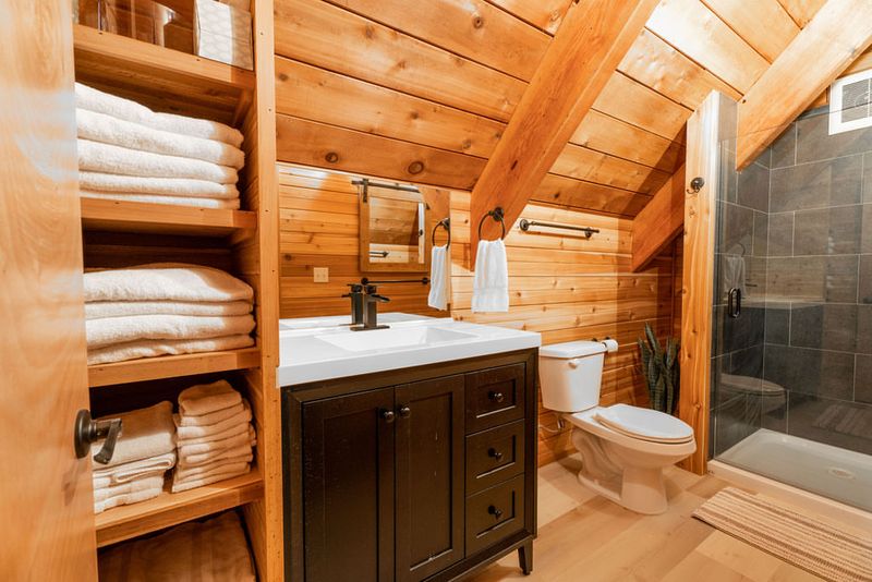 North Cascades Retreat Cabin Bathroom