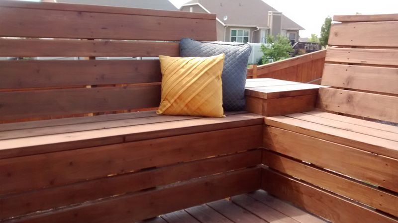 Built-In Seating For Neighborhood Chats