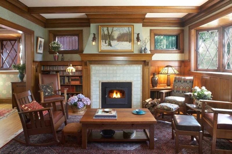 Living Room Bookcase Walls