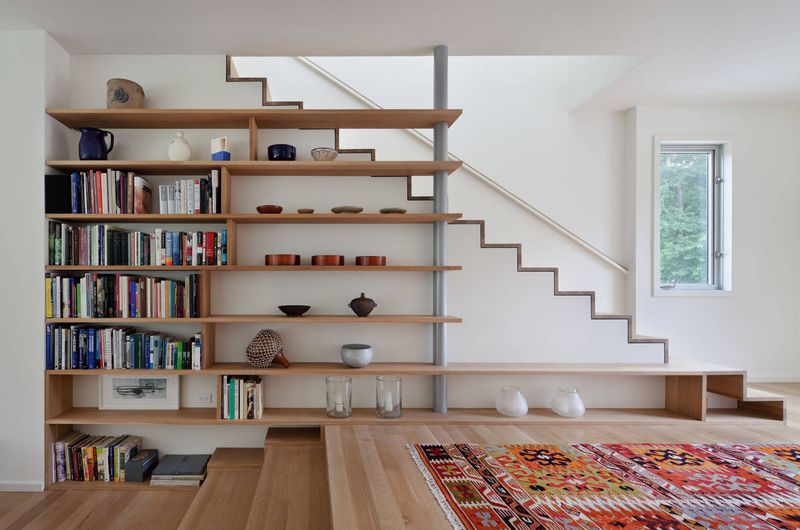 Floating Staircase Shelving