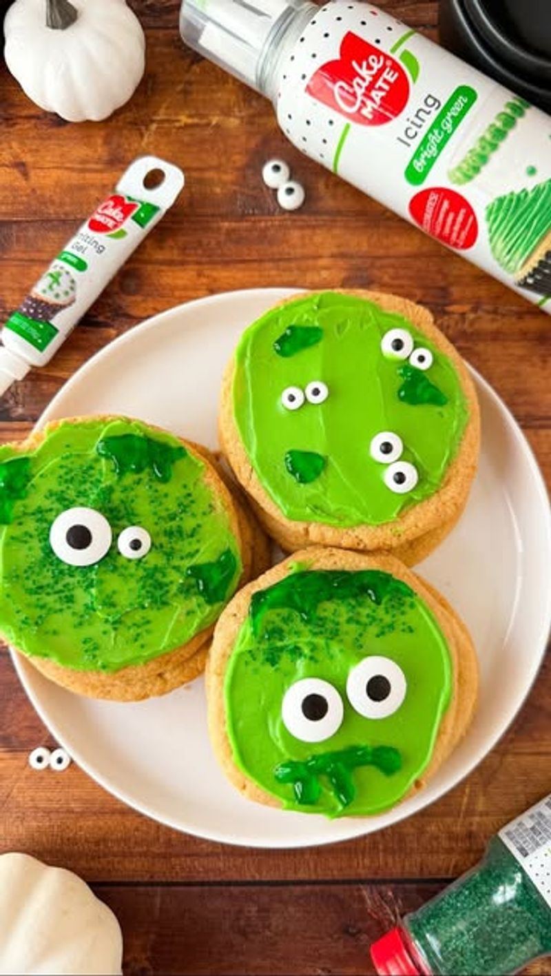 Monster Mash Cookie Sandwiches