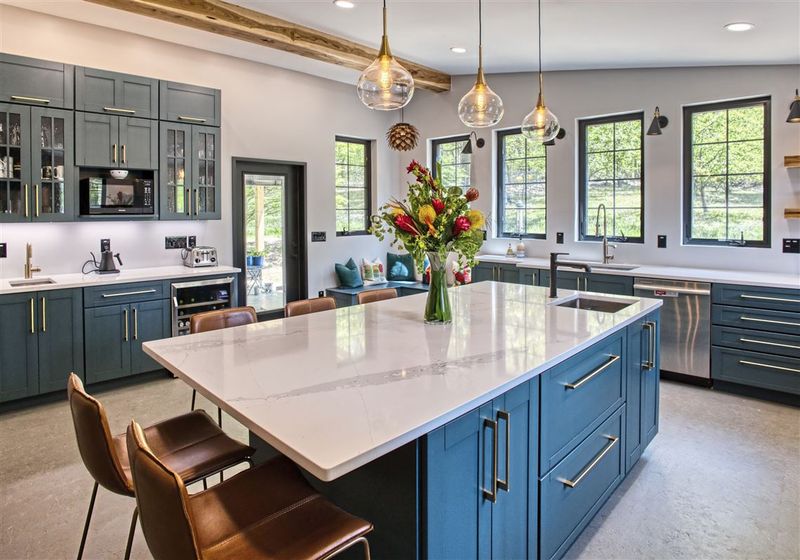 State College Stone Counter Kitchen