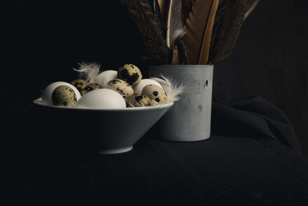 Dark Feather Centerpieces