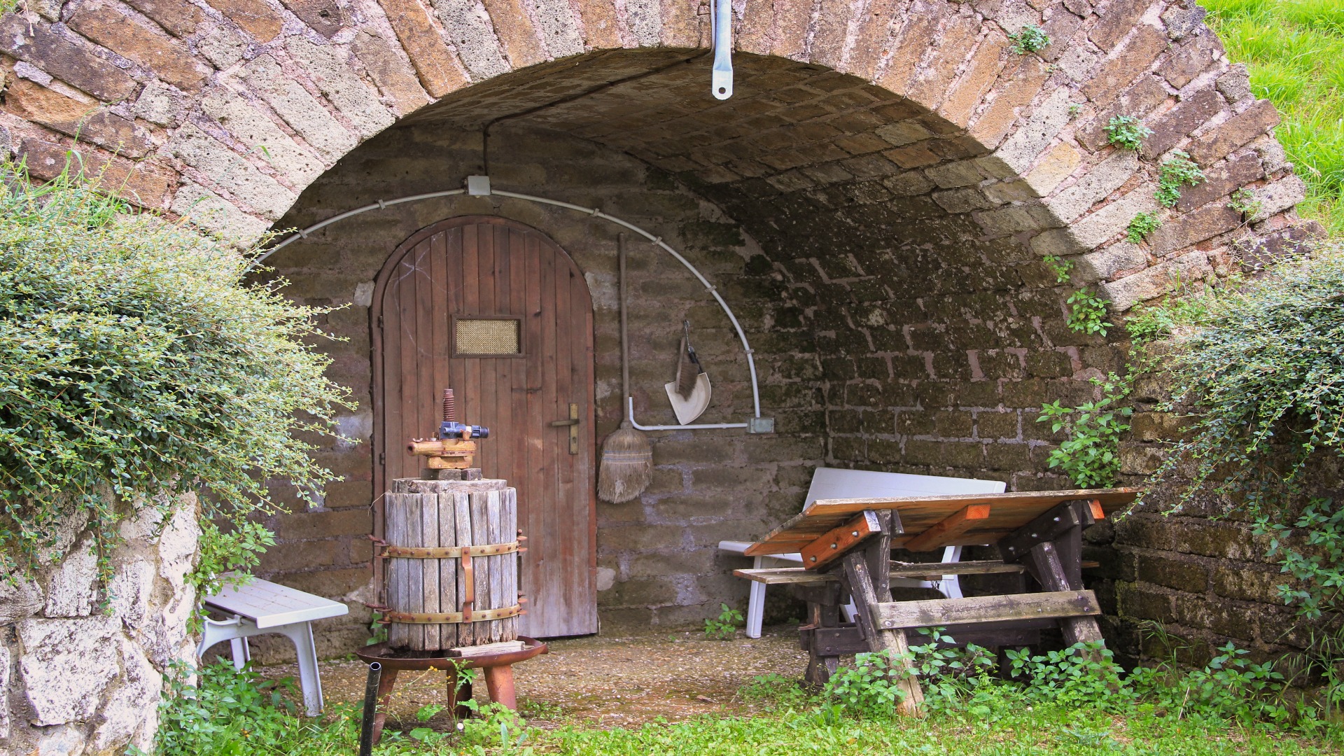 12 Underground Home Designs That May Offer Unique Living Spaces - Decor Hint entrance old italian wine cellar resized to 1920x1080 1 - Decor Hint