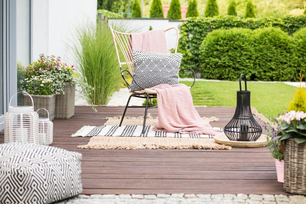 Layered Outdoor Rug Styling
