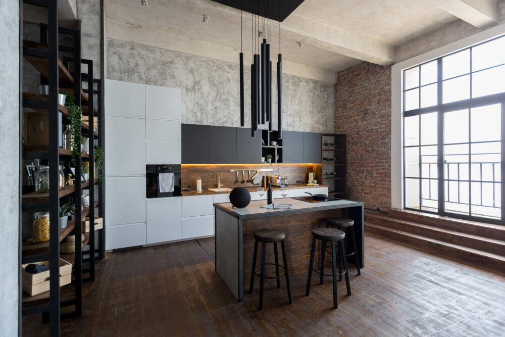 Industrial-Style Galley Layout