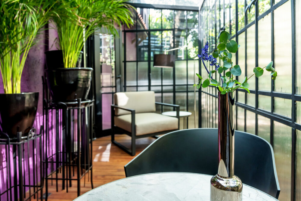 Art Deco-Inspired Luxury Screened-In Porch
