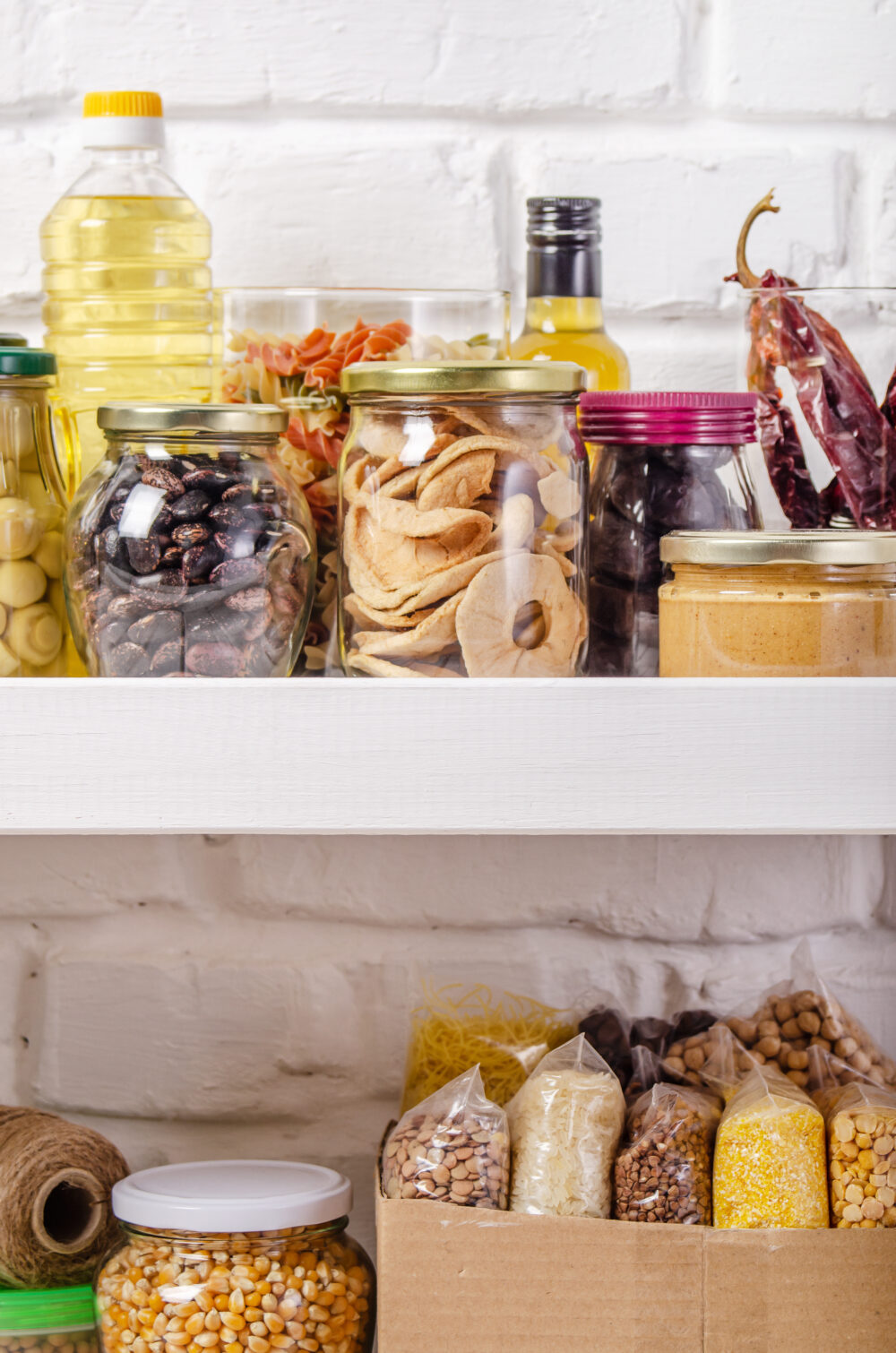 Galley With Built-In Pantry Wall