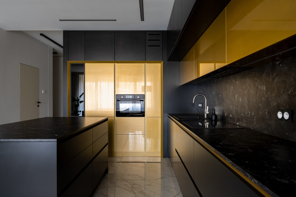 7 Kitchen Cabinet Colors That Could Pair Well With Stone Countertops - Decor Hint Charcoal Black