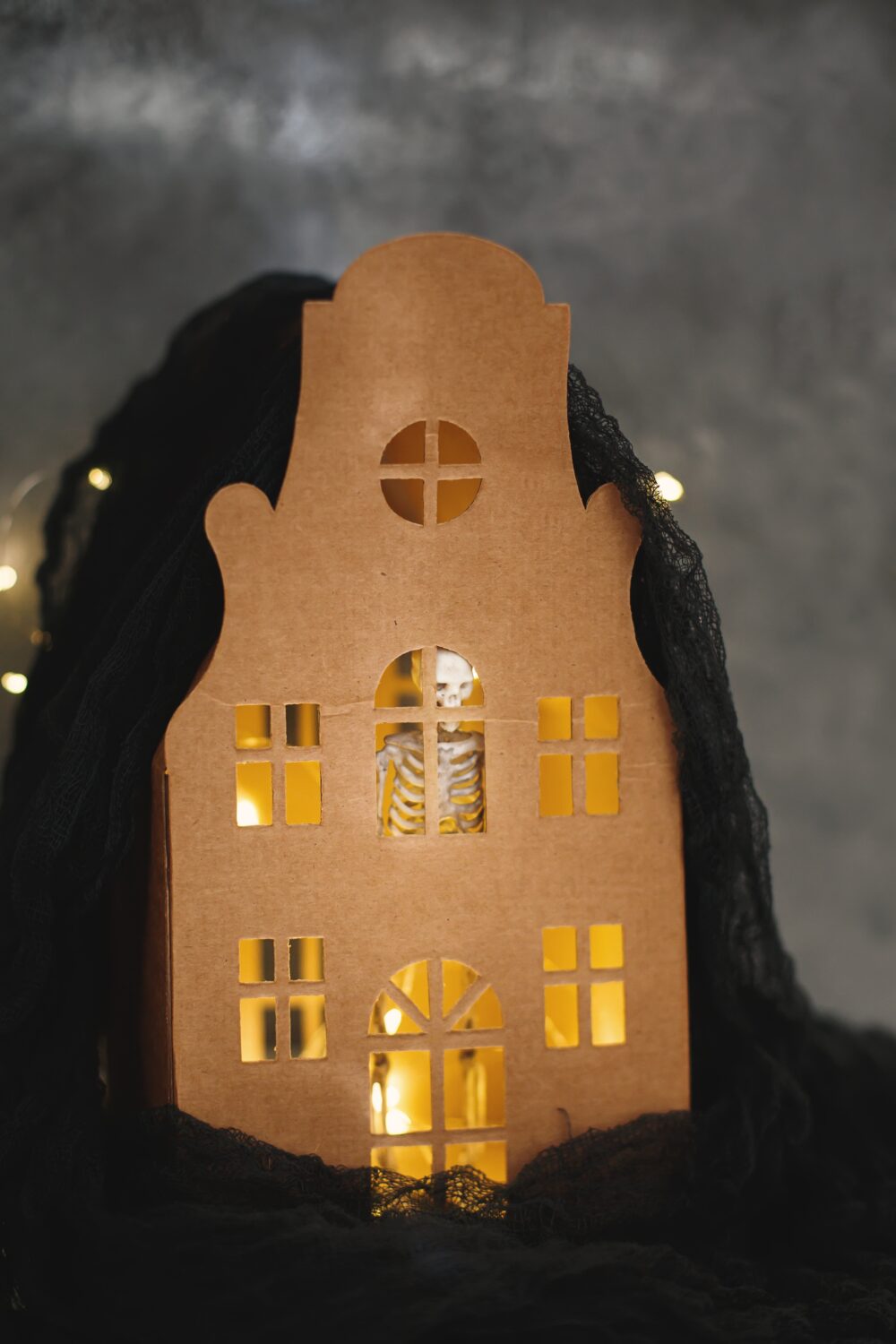 Cardboard Haunted Houses