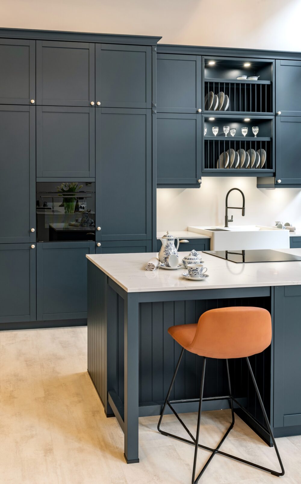 Galley With Floor-To-Ceiling Storage