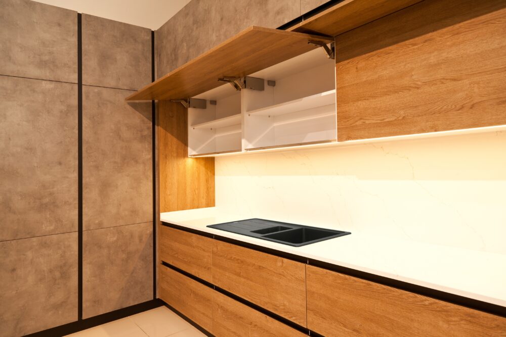Natural Wood Cabinets