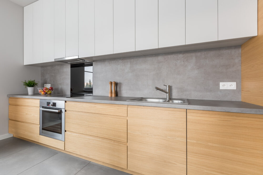 Two-Tone Galley Cabinet Design
