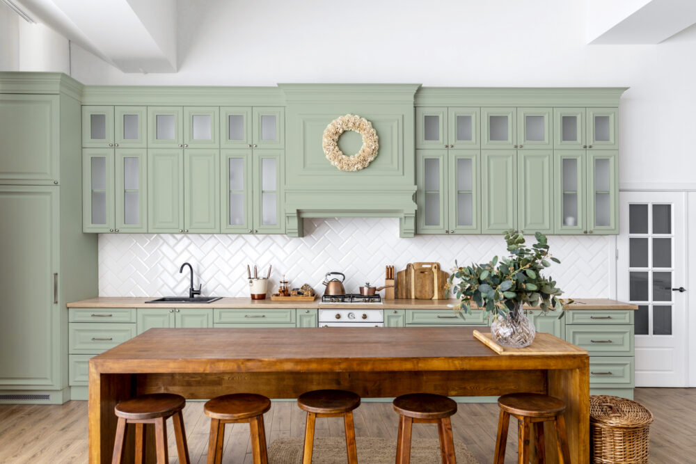 5 Alternatives To Gray Kitchen Walls That Designers Say May Be Worth Considering - Decor Hint Sage Green