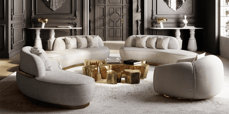 Curved Cosy Sofas