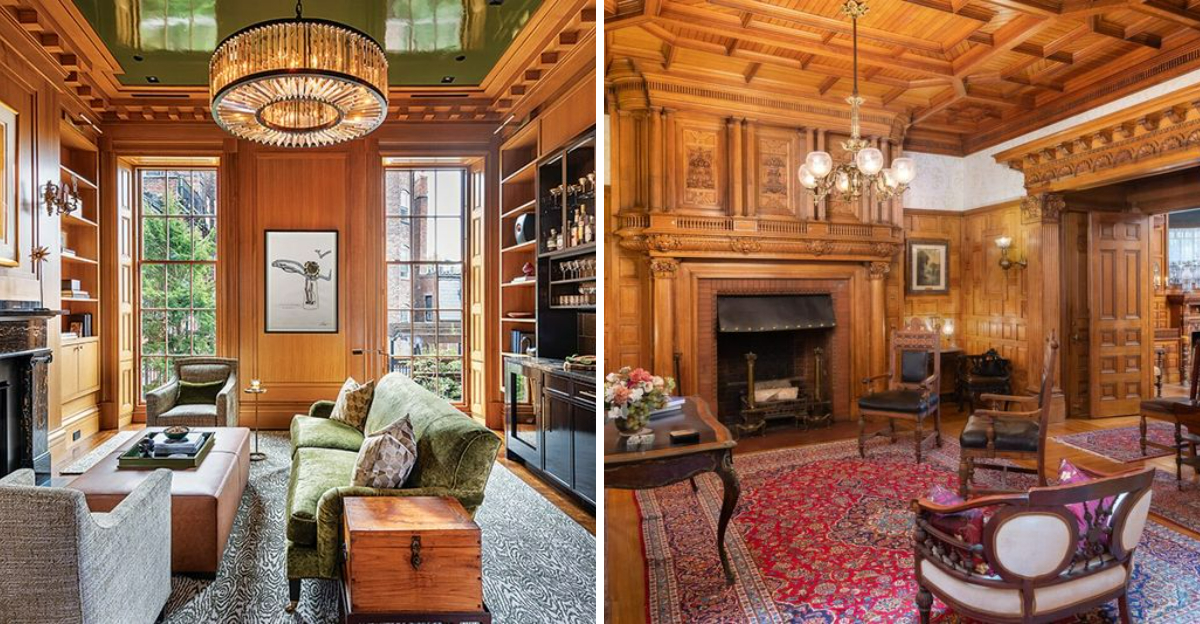 10 Massachusetts Brownstone Living Rooms With Classic Details - Decor Hint