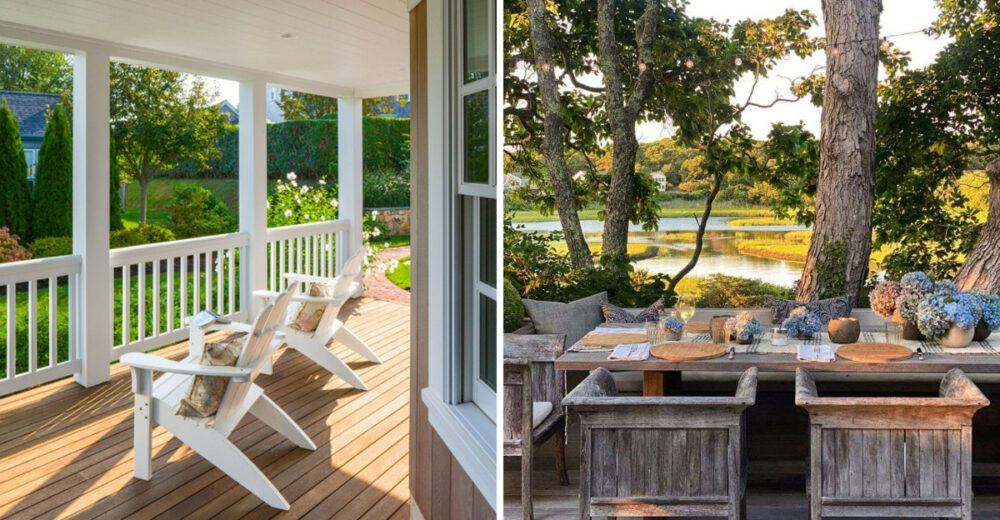 11 Massachusetts Cape Cod Porches That Whisper Summer Nights - Decor Hint