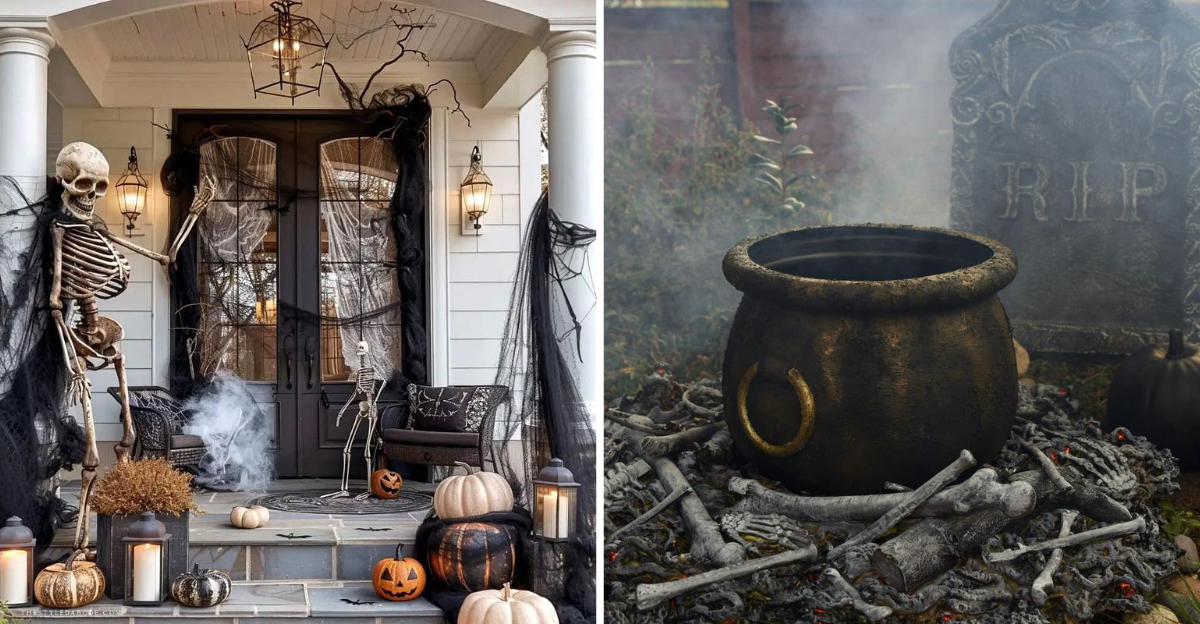12 Haunting Porch Displays That Illinois Neighbors Cant Stop Screaming About - Decor Hint