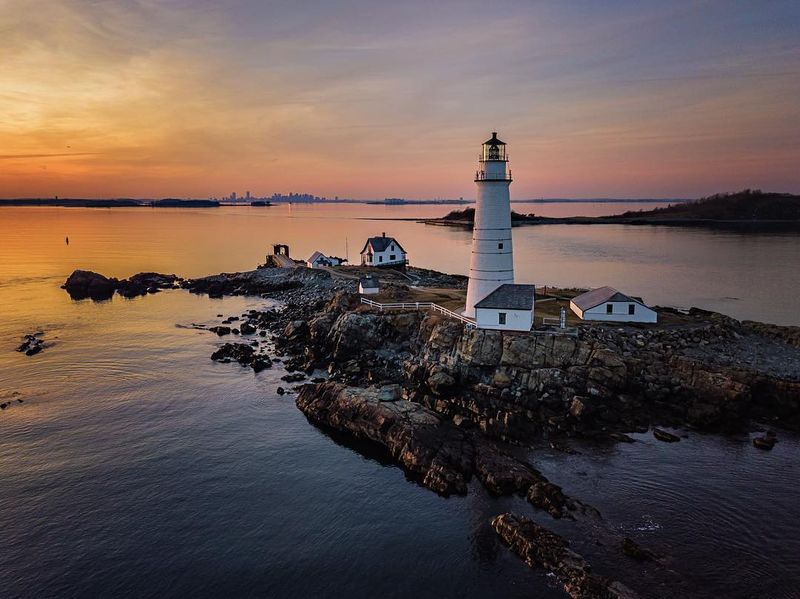 Boston Light on Little Brewster Island