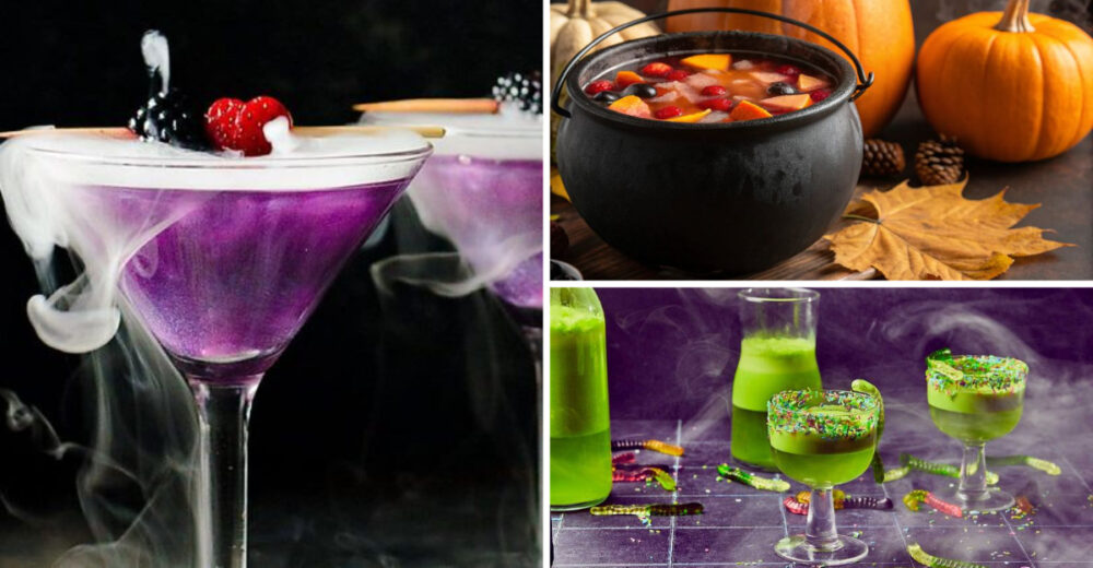 12 Mock Halloween Punch Bowls Seen At Nevada House Parties - Decor Hint