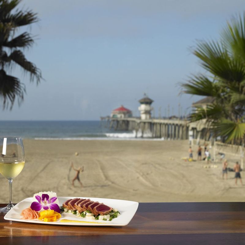 14 California Coastal Seafood Spots Perfect For A Day Out - Decor Hint Dukes Huntington Beach