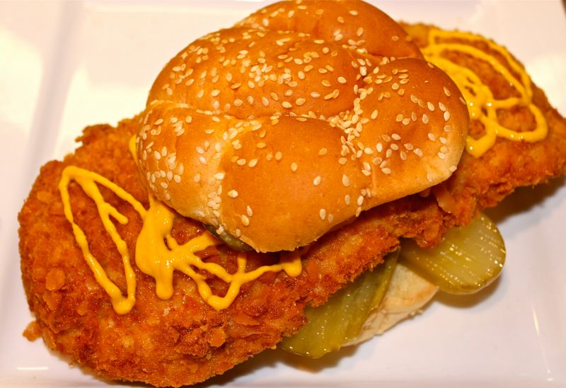Breaded Pork Tenderloin Sandwich