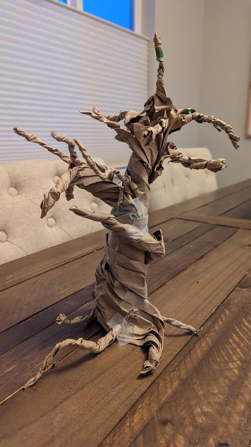 Twisted Tree Branch Displays