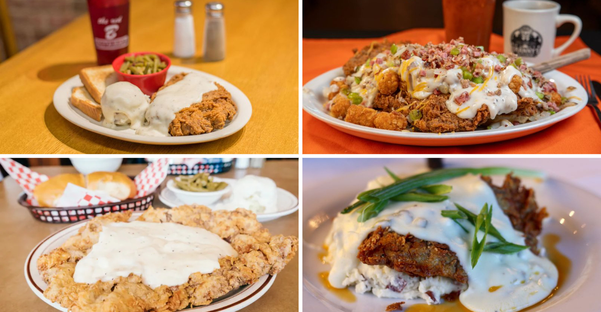 16 Oklahoma Diners Serving Chicken Fried Steaks Bigger Than The Plate - Decor Hint
