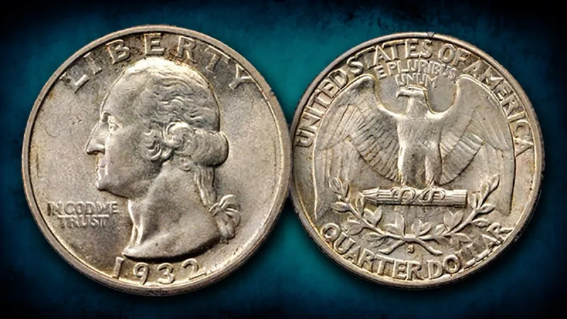 17 Washington Collectibles Increasing In Value And Are Harder To Find - Decor Hint 1932-S Washington Quarter
