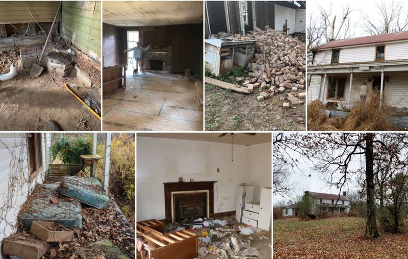 A Tennessee Farmhouse Brought Back To Life - Decor Hint The Farmhouse In Its Ruin