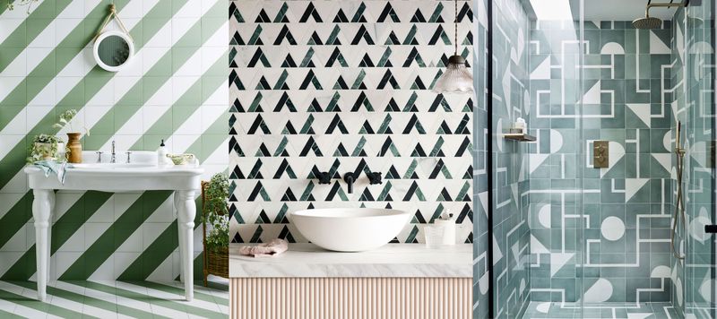10 Ohio Bathroom Upgrades That Look Good Online But Don't Age Well - Decor Hint Trendy Geometric Tile Patterns