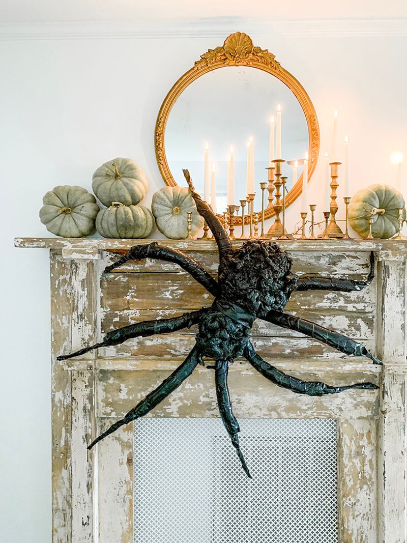 Giant Spider Webs And Props