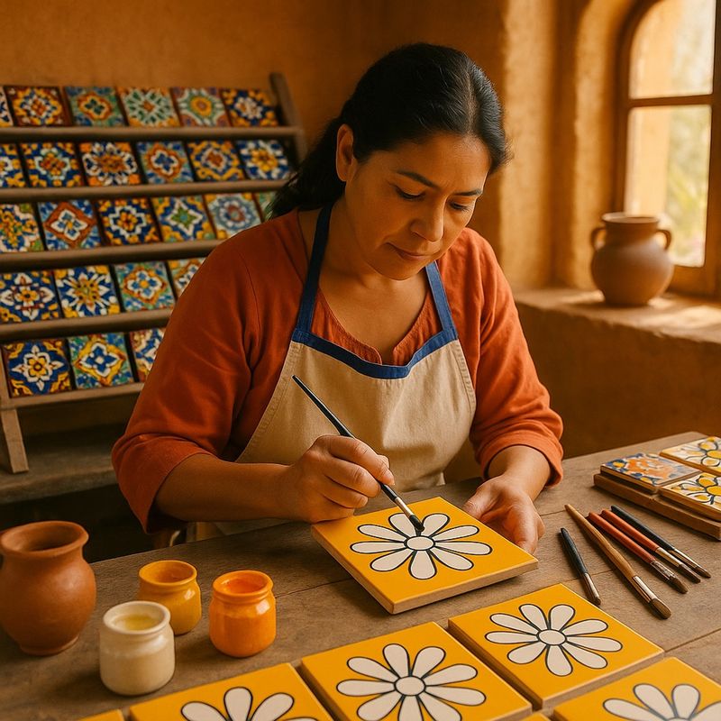 11 Vintage Finds In New Mexico Collectors Can't Resist - Decor Hint Hand-Painted Talavera Tiles