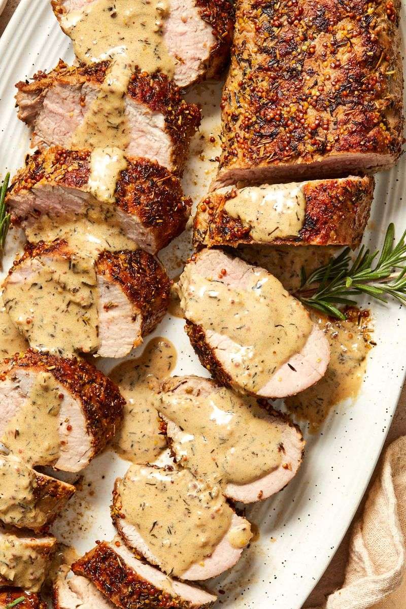 10 Massachusetts Classics Pork Tenderloin Done Old-School - Decor Hint Maple Mustard Glazed Roast