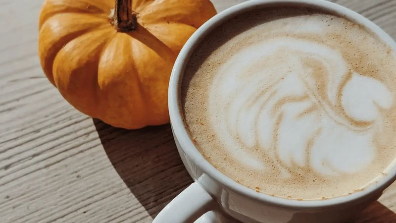 Flour Bakery's Pumpkin Patch Espresso Art