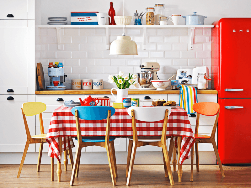 Retro-Inspired Living In Colorado That's Turning Heads This Year - Decor Hint Colorful Vintage Appliances