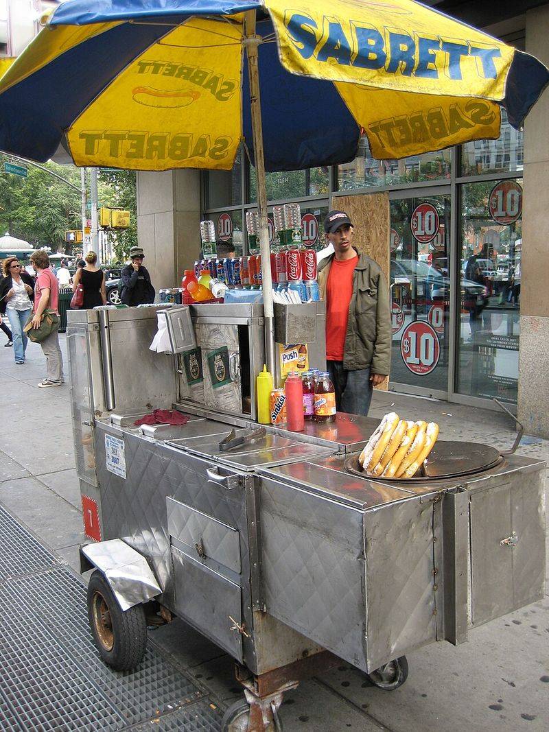 New York City's Most Iconic Foods - And Where Locals Still Get Them - Decor Hint Hot Dogs from Street Carts