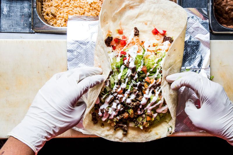 10 Foods New York Perfected And 10 California Redefined - Decor Hint Mission-Style Burrito