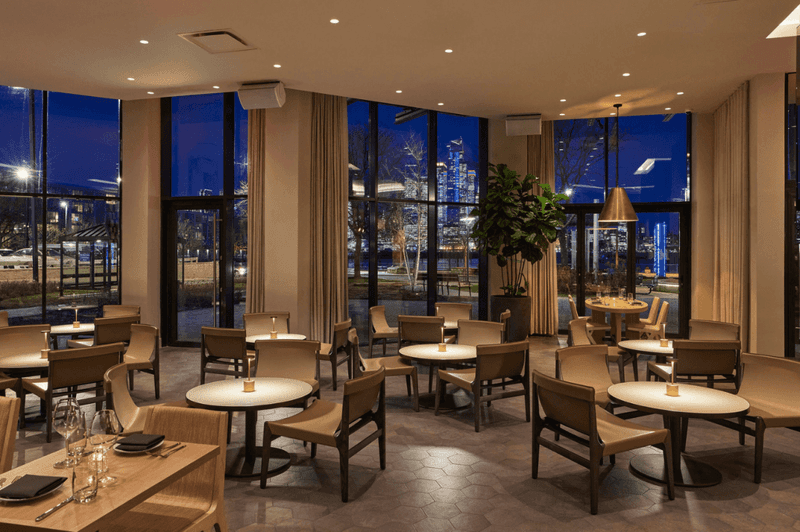Enjoy Scenic Dining At These New Jersey Lakeside Restaurants - Decor Hint Blu on the Hudson, Weehawken