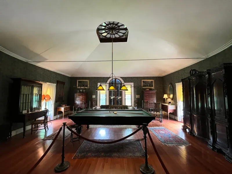 Inside The 45-Room Mansion In New York's Hudson Valley Once Owned By The Inventor Of Morse Code - Decor Hint The Grand Billiards & Play Room