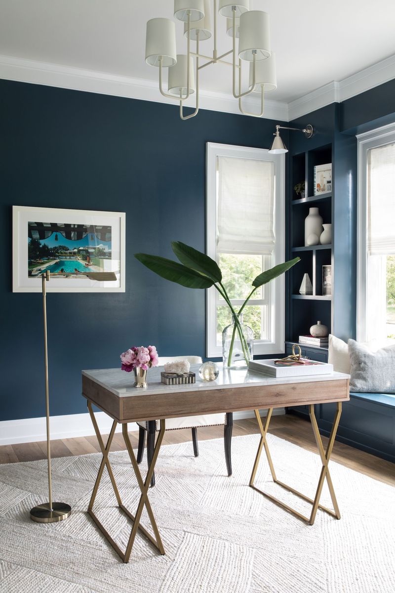 15 Paint Colors In Texas Designers Say Are Officially Out - Decor Hint Navy Blue Overdose