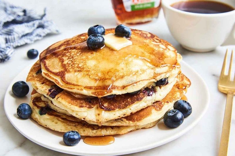 Blue Moon Cafe's Wild Blueberry Stack
