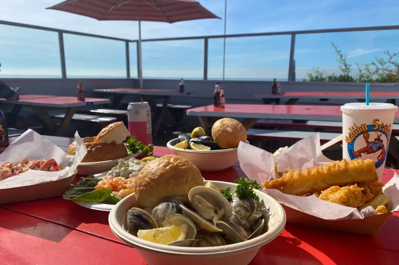 11 California Lobster Roll Shacks That Nail Simple, Coastal Flavor - Decor Hint Malibu Seafood Fresh Fish Market - Malibu
