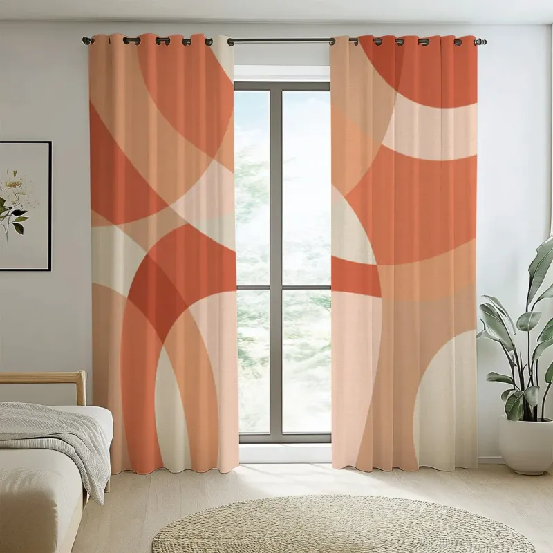 Geometric Shapes With Mid-Century Flair